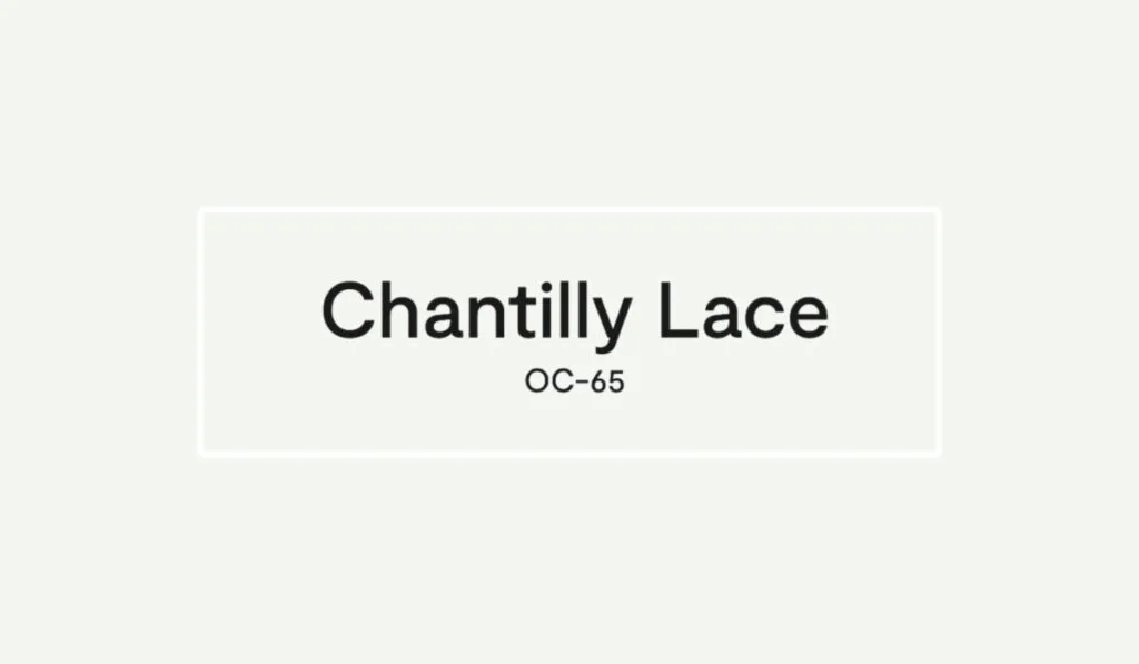 chantiolly lace benjamin moore color swatch